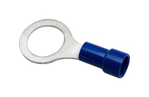 MUELLER ELECTRIC BU-190540075 Ring Tongue Terminal, 3/8", 14 AWG, Blue