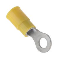 MUELLER ELECTRIC BU-190700123 Ring Tongue Terminal, #10, 10 AWG, Yellow