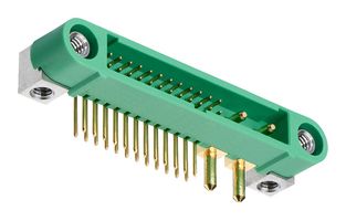 HARWIN G125-MH124M4-02AD000P Pin Header, 24Signal+2Power, Wire-to-Board, 1.25 mm, 26 Contacts, Through Hole Right Angle