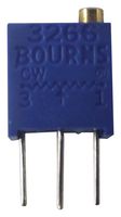 BOURNS 3266Y-1-101LF Trimmer, Multi Turn, Cermet, Top Adjust, 100 ohm, Through Hole, 12 Turns