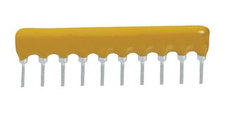 BOURNS 4610X-104-331/471L Resistor Network, 330 ohm, 4600X Series, 470 ohm, 16 Elements, Dual Terminator, SIP