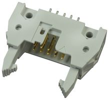 AMPHENOL COMMUNICATIONS SOLUTIONS 71918-110LF Pin Header, Wire-to-Board, 2.54 mm, 2 Rows, 10 Contacts, Through Hole, FCI Quickie Series