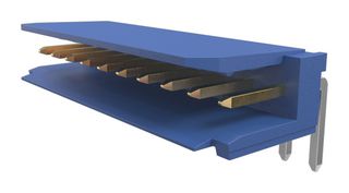 AMPHENOL COMMUNICATIONS SOLUTIONS 76382-310LF Pin Header, Wire-to-Board, 2.54 mm, 1 Rows, 10 Contacts, Through Hole Right Angle