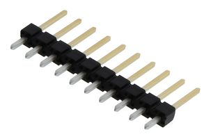 AMPHENOL COMMUNICATIONS SOLUTIONS 77311-124-10LF Pin Header, Board-to-Board, 2.54 mm, 1 Rows, 10 Contacts, Through Hole Straight