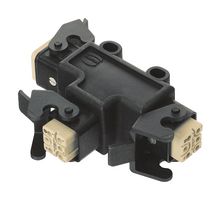 HARTING 09120084751 Heavy Duty Connector, Han-Power T Series, Panel Mount, Receptacle, 4 Contacts, 2 Rows, Socket