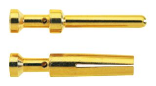 HARTING 09330006173 Heavy Duty Connector Contact, Han E Series, Pin, 22 AWG, Crimp, 16 A, Iron