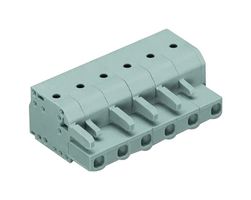 WAGO 2231-202/026-000 Pluggable Terminal Block, 7.5 mm, 2 Positions, 2.5 mm², Push In