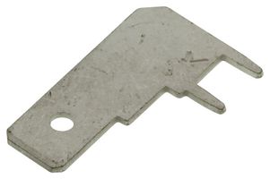 KEYSTONE 1266 PCB Terminal, 6.35mm x 0.81mm, 0.25" x 0.032", Brass, 1.3 mm, Tin
