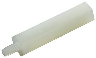 KEYSTONE 4806 Standoff, Nylon (Polyamide), 4-40, Hex Male-Female, 25.4 mm, Hex Nylon Series