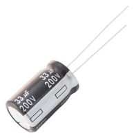 PANASONIC ECA1JHG101 Electrolytic Capacitor, 100 µF, 63 V, ± 20%, PC Pin, 1000 hours @ 105°C, Polar