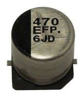 PANASONIC EEETPC101XAP SMD Aluminum Electrolytic Capacitor, Radial Can - SMD, 100 µF, 16 V, 0.45 ohm, 2000 hours @ 125°C