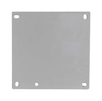 FIBOX ALBP88 Enclosure Accessory, Back Panel, Aluminum, Fibox ARCA AR 884 Series Enclosures, 175 mm, 175 mm