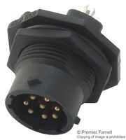 SOURIAU-SUNBANK / EATON UTS7128PSEK9 Circular Connector, Sealed Circular Connector, Souriau Trim Trio UTS Series, Jam Nut Receptacle