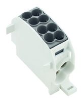 WEIDMULLER 1561100000 Bloque de Terminales de Montaje en Panel, Negro, 25mm², 152 A, 1 kV, 1 polos, 1, Tornillo
