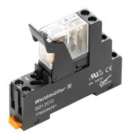 WEIDMULLER 2476820000 Power Relay, DPDT, 24 VDC, 5 A, D-Series, DIN Rail, Non Latching
