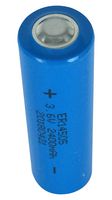 MULTICOMP PRO MC002787 Battery, 3.6 V, 2.4 Ah, Raised Positive and Flat Negative, 1
