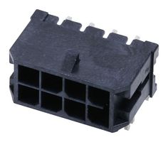 MOLEX 218216-0410 Pin Header, Wire-to-Board, 3 mm, 2 Rows, 4 Contacts, Surface Mount Right Angle