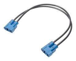MOLEX 221960-2025 Cable Assembly, PowerWize 6.0 Receptacle to PowerWize 6.0 Receptacle, 2 Positions, 6 mm, 1 Row