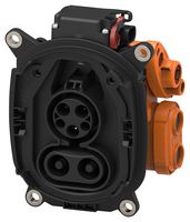 TE CONNECTIVITY 2388501-2 Dust Cap / Cover, Black, Orange, Sealing Cover, Automotive Connectors