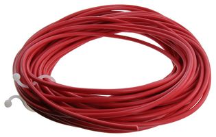 POMONA 6734-2 Wire, Test Lead, PVC, Red, 18 AWG, 65 x 36AWG, 50 ft