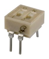 GRAYHILL 90B02ST DIP / SIP Switch, PC Pin, 2 Circuits, Slide, Through Hole, SPST, 30 V, 150 mA