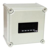 RED LION ENC5B000 Enclosure, 1/8 DIN Panel Meters, Polycarbonate, IP65, NEMA 4X