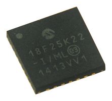 MICROCHIP PIC18F25K22-I/ML 8 Bit MCU, Flash, PIC18 Family PIC18F2xxK22 Series Microcontrollers, PIC18, 64 MHz, 32 KB, 28 Pins