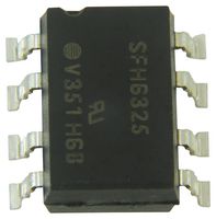 VISHAY SFH6345-X017T Optocoupler, 1 Channel, Surface Mount DIP, 8 Pins, 25 mA, 5.3 kV, 19 %