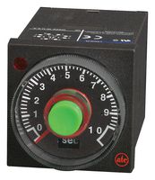 ATC 409B-100-F-2X Analog Timer, 409B Series, Interval, 1 s, 10 h, 6 Ranges, 2 Changeover Relays