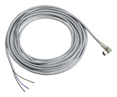 TELEMECANIQUE SENSORS XZCPV0766L5 Sensor Cable, OsiSense, M8 Receptacle, Free End, 3 Positions, 5 m, 16.4 ft