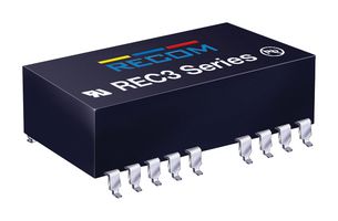 RECOM POWER REC3-1205SRW/H4/A Isolated Through Hole DC/DC Converter, Medical, DIP, 2:1, 3 W, 1 Output, 5 V