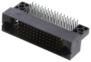 AMPHENOL COMMUNICATIONS SOLUTIONS 51966-10006000ABLF Connector, PwrBlade 51966 Series, 60 Contacts, 2.54 mm, Header, Through Hole Right Angle, 4 Rows