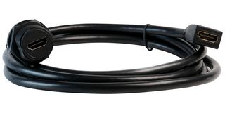 MULTICOMP PRO MP002465 Audio / Video Cable Assembly, HDMI Receptacle, HDMI Receptacle, 6.6 ft, 2 m, Black