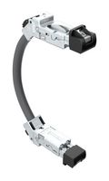 AMPHENOL COMMUNICATIONS SOLUTIONS DRPC215001140 Ethernet Cable, Cat6a, 45° RJ45 Plug to 45° RJ45 Plug, SFTP (Screened Foiled Twisted Pair), Gray