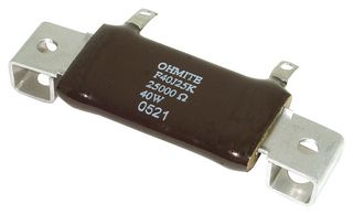 OHMITE B20J3K0E Resistor, 1.5 ohm, Stackohm 250 Series, 40 W, ± 5%, Solder Lug, 655 V