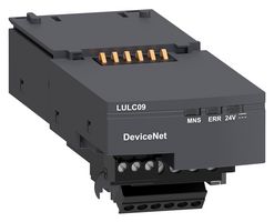 SCHNEIDER ELECTRIC LULC09 Communication Module, 2 Outputs, 24 VDC, Plug-In Mount, Controller