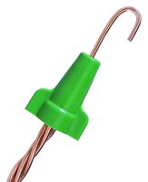 IDEAL 30-292 Closed End Splice, Greenie 92 Series, Twist On, 14 AWG, 10 AWG, 6 mm², Green