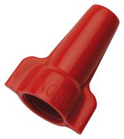 IDEAL 30-852 Closed End Splice, Wing-Nut 452 Series, Twist On, 18 AWG, 8 AWG, 10 mm², Red