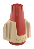 IDEAL 30-944 Closed End Splice, Twister Pro 344 Series, Twist On, 22 AWG, 8 AWG, 10 mm², Red, Tan