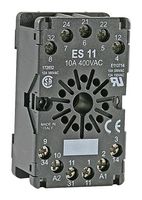CROUZET 25622080 Relay Socket, DIN Rail, Screw, 11 Pins