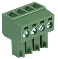 MULTICOMP PRO MC000098 Pluggable Terminal Block, 3.81 mm, 4 Positions, 26 AWG, 16 AWG, Screw