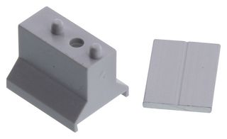 NVENT SCHROFF 20809-295 Handle, Trapeziform, 4HP, Grey, Plastic