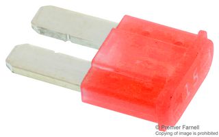 LITTELFUSE 0327010.LXS Fusible, Automotriz, 10 A, 32 V, 9.1mm x 3.8mm x 7.9mm, Serie MICRO2