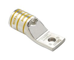 PANDUIT LCAXN1/0-14-X Lug Terminal, Pan-Lug Series, Crimp, 0 AWG, Compression Lug, M6