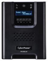 CYBER POWER SYSTEMS PR1500LCD Uninterruptible Power Supply (UPS), ITE, 8 Outlets, 1.5kVA / 1.05kW, 154 V, 120 VAC, 8 min