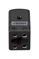 OMEGA DTC-J-F Thermocouple Connector, Standard, 4-Prong, Socket, Type J, -29 °C to 180 °C, ANSI, DTC Series