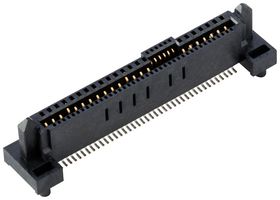AMPHENOL COMMUNICATIONS SOLUTIONS 10120513-002C-TRLF Card Edge Connector, Dual Side, 68 Contacts, Surface Mount, Straight