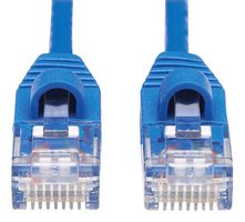 EATON TRIPP LITE N261-S25-BL Ethernet Cable, Cat6a, RJ45 Plug to RJ45 Plug, UTP (Unshielded Twisted Pair), Blue, 7.62 m, 25 ft