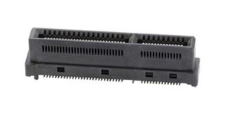 AMPHENOL COMMUNICATIONS SOLUTIONS ME1005610101011 Card Edge Connector, Dual Side, 1.57 mm, 56 Contacts, Surface Mount, Straight