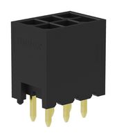 MOLEX 206832-0202 Pin Header, Power, Wire-to-Board, 2 Rows, 2 Contacts, Through Hole Straight